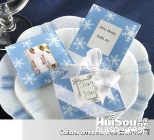 金華市日用百貨批發(fā) 歐式婚品回禮佳品與海洋浪漫插卡杯墊的家居新選擇